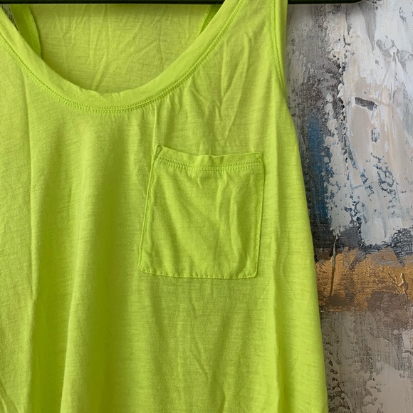 J.Crew Women’s Neon Green Tank Top - Picture 3 of 4